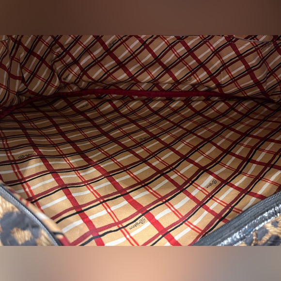 BRIGHTON AFRICA STORIES COLLECTION LEOPARD PRINT ROLLING WEEKENDER BAG - Picture 12 of 14